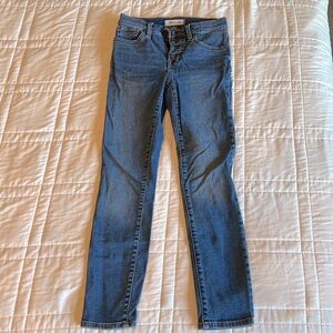 Madewell 9” mid rise skinny crop in 23